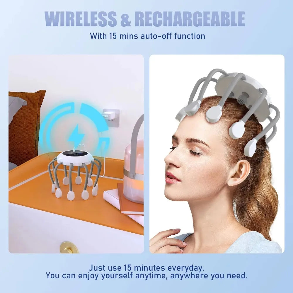 Octo Massager™ – Electric Head Massager
