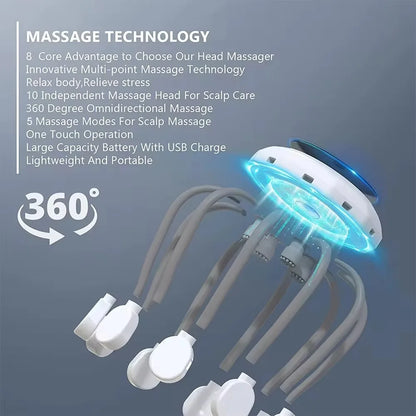 Octo Massager™ – Electric Head Massager